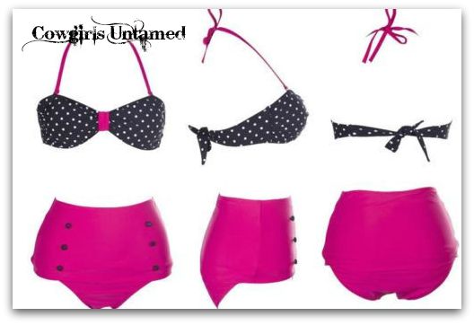 Cowgirl Lingerie | Cowgirls Untamed Bikini Swimsuit Bathing Suit