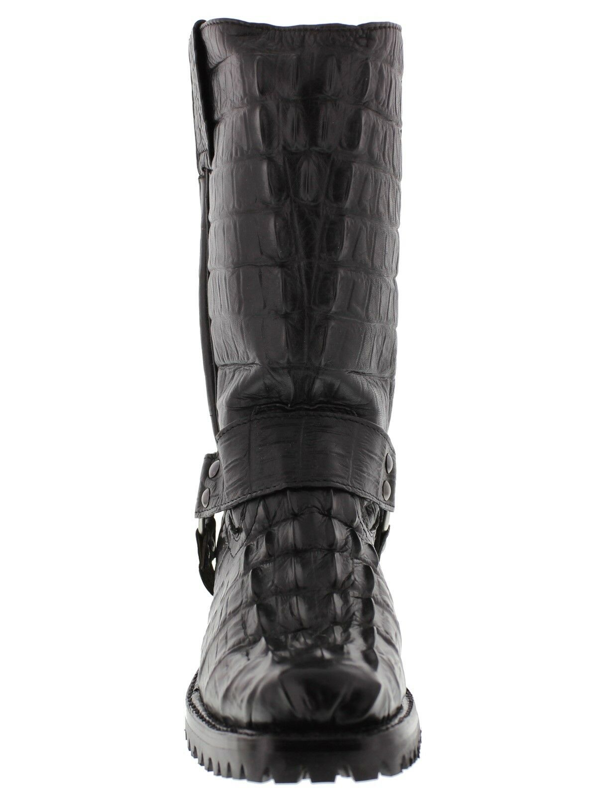 crocodile biker boots